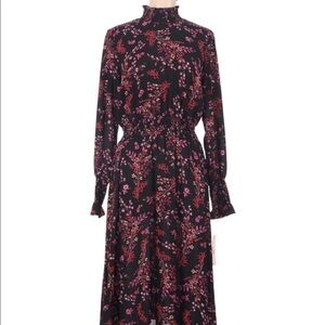 NANETTE LEPORE size 8 dragonfruit NWT floral dress